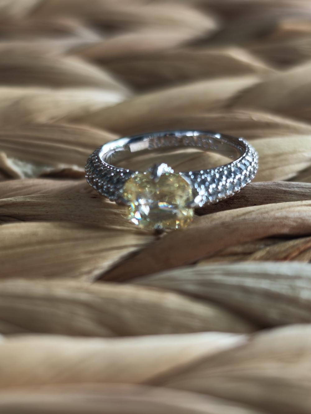 Bomb Party Love in the Light RBP4495 Yellow Topaz Ring